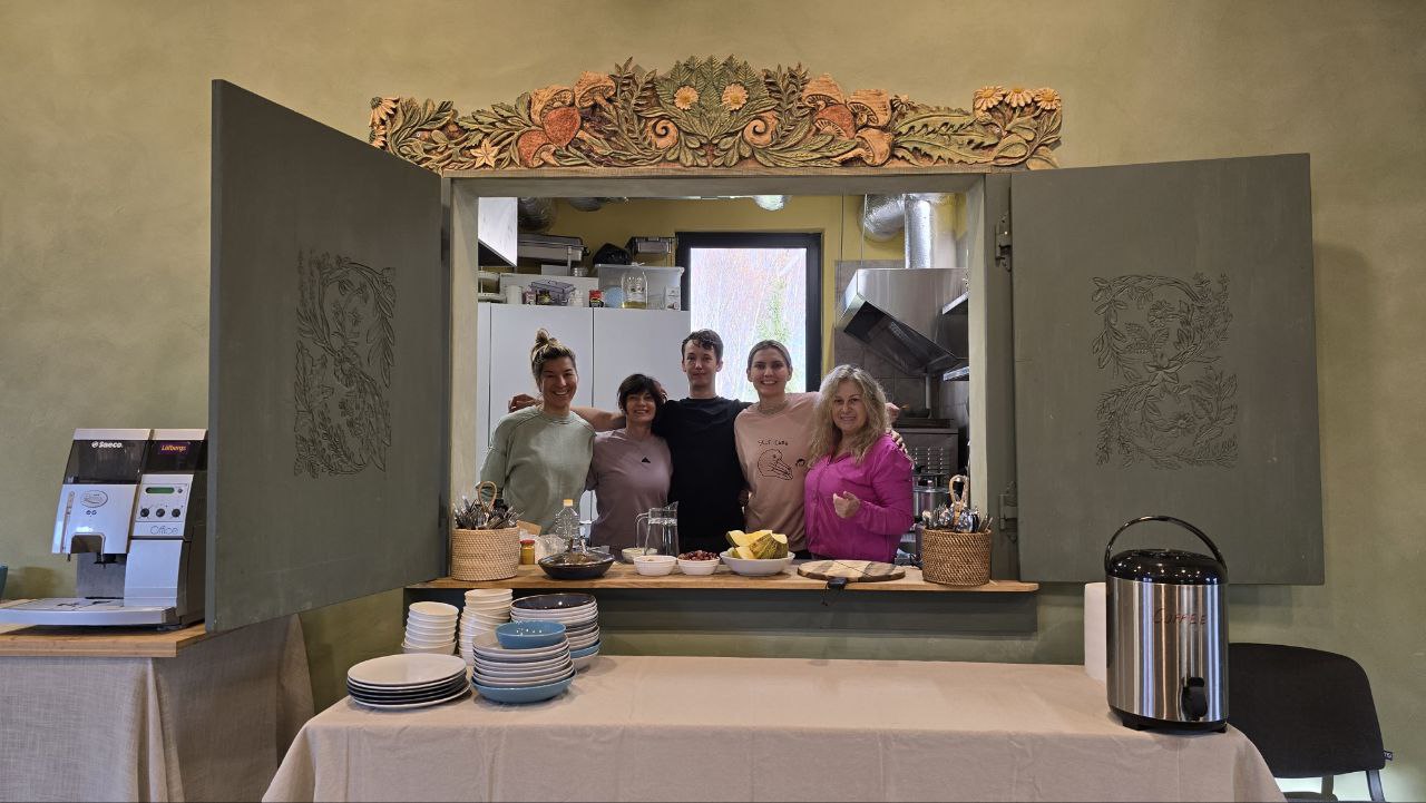 Community cooking together